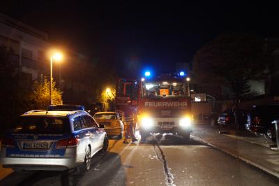 Filderstadt-Bonlanden: Kuechenbrand in Mehrfamilienhaus